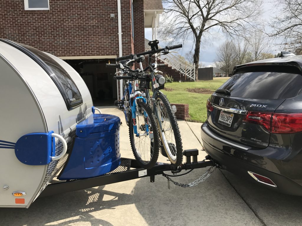 Travel trailer a 2025 frame bike rack